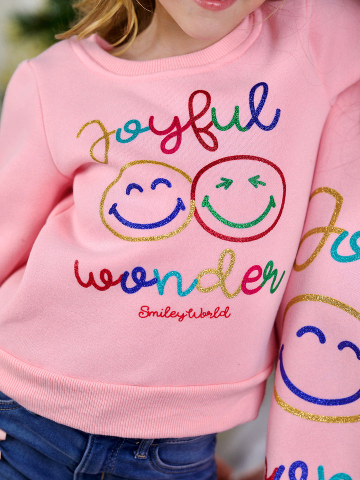 SmileyWorld – Sweatshirt mit Rundhalsausschnitt „Mommy and Me – Joyful Wonder“