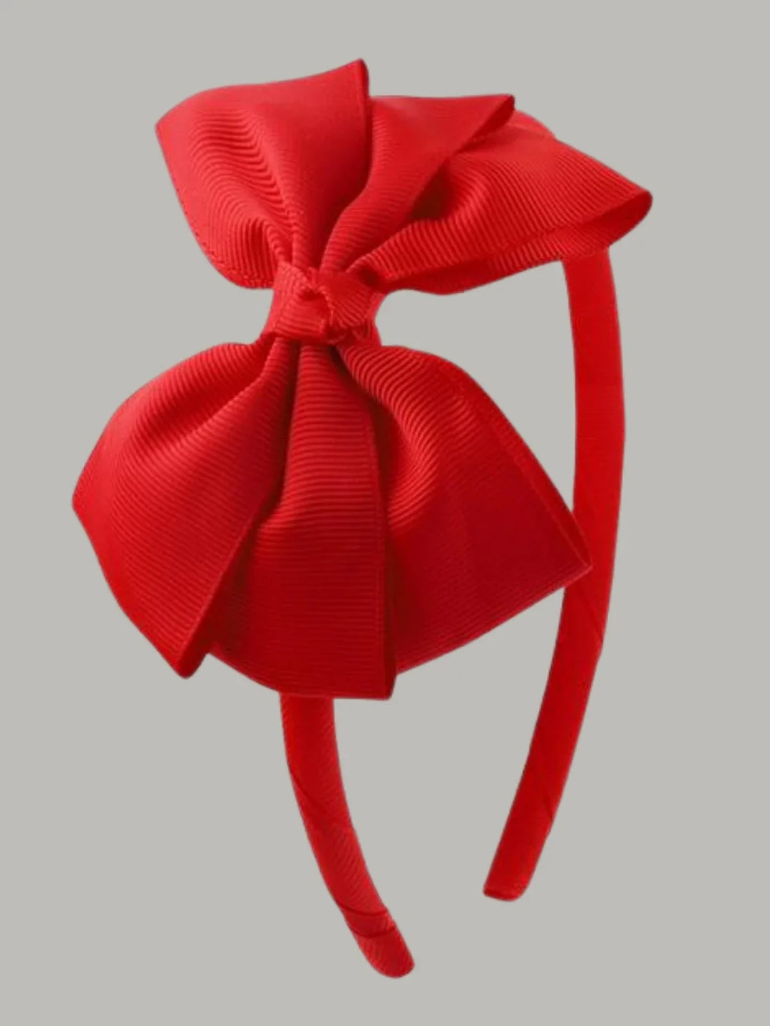 Kids Fashion Accessories | Girls Red Bow Headband | Mia Belle Girls