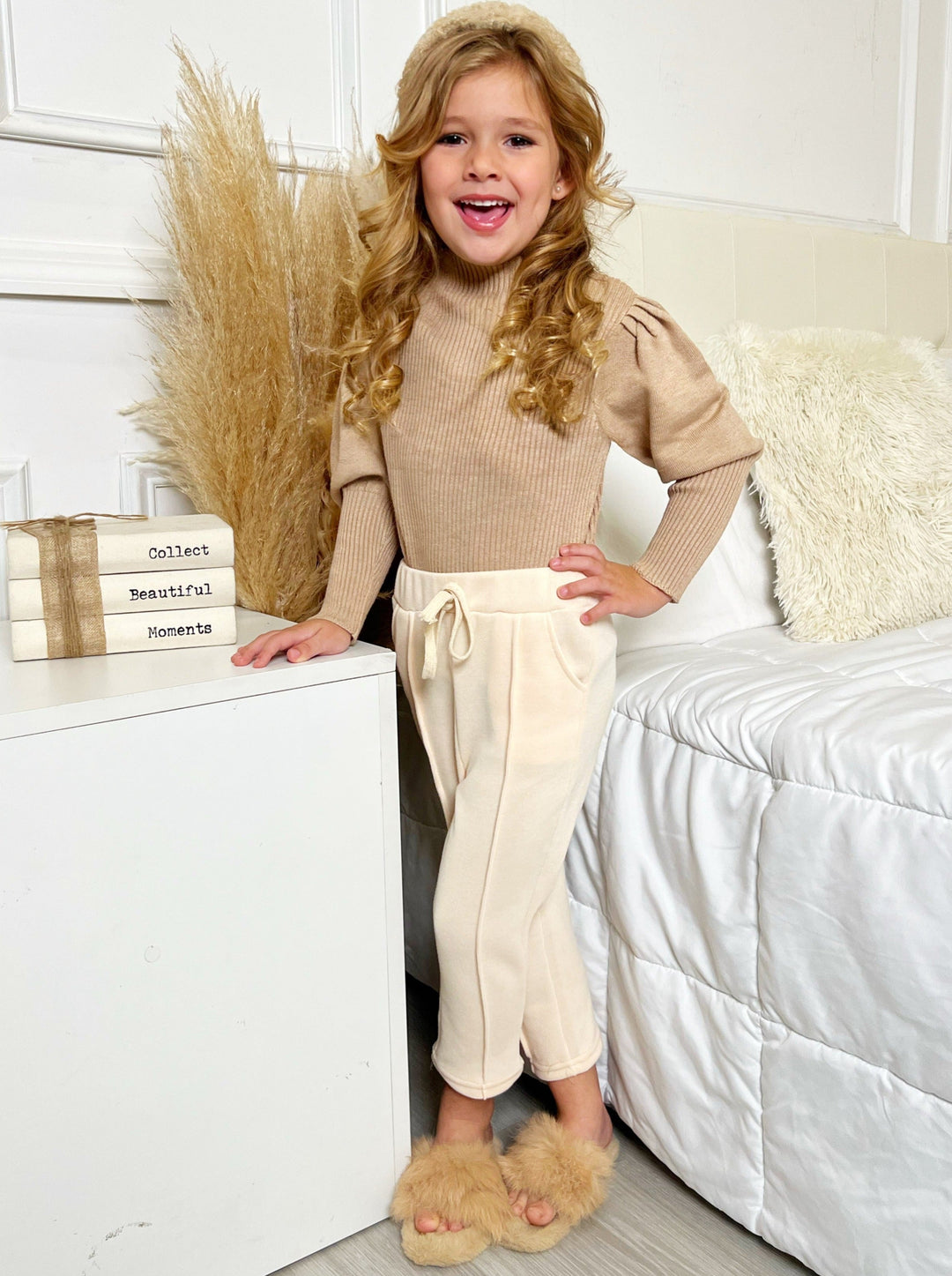 Toddler Clothing Sale | Cuffed Drawstring Sweatpants | Girls Boutique