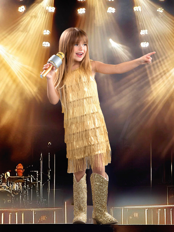 Taylor Fearless Fringe Costume Dress