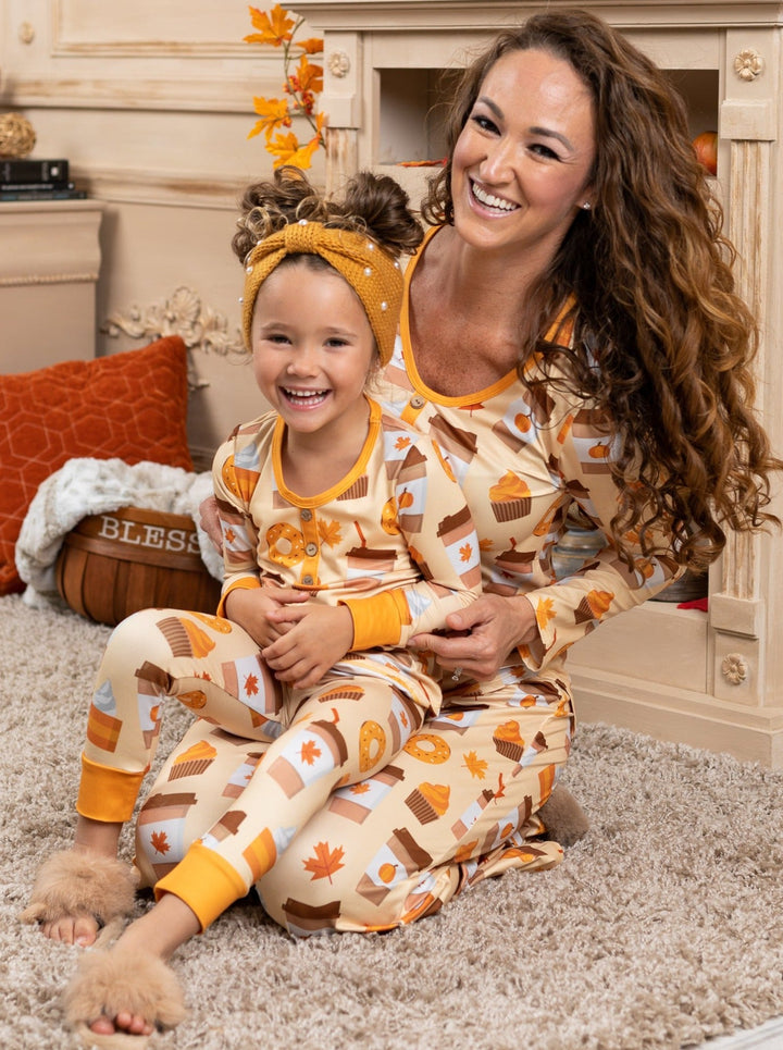 Mommy & Me Matching Pajamas | Pumpkin Spice Treats Pajama Set