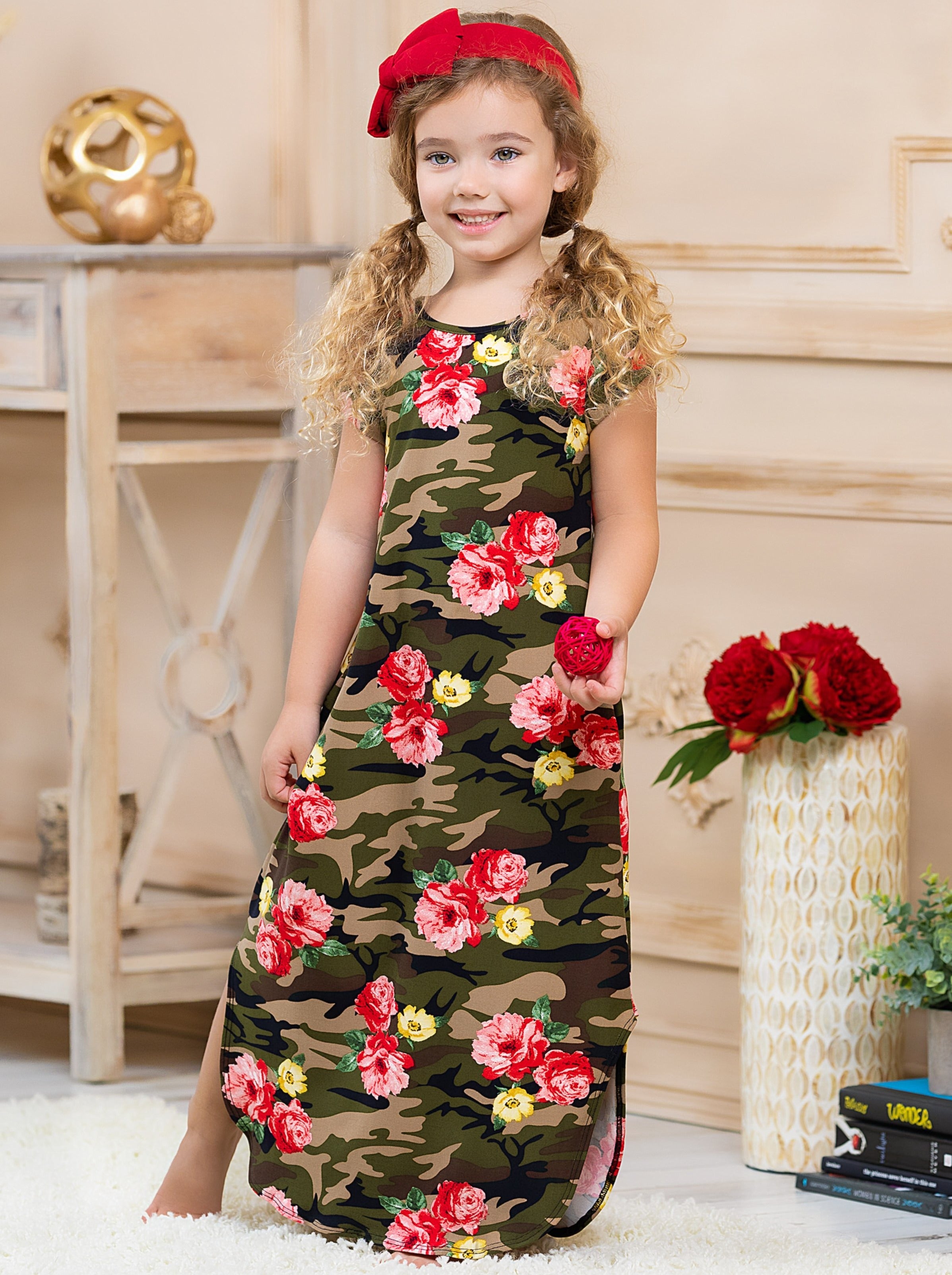 Maxi camo dress orders