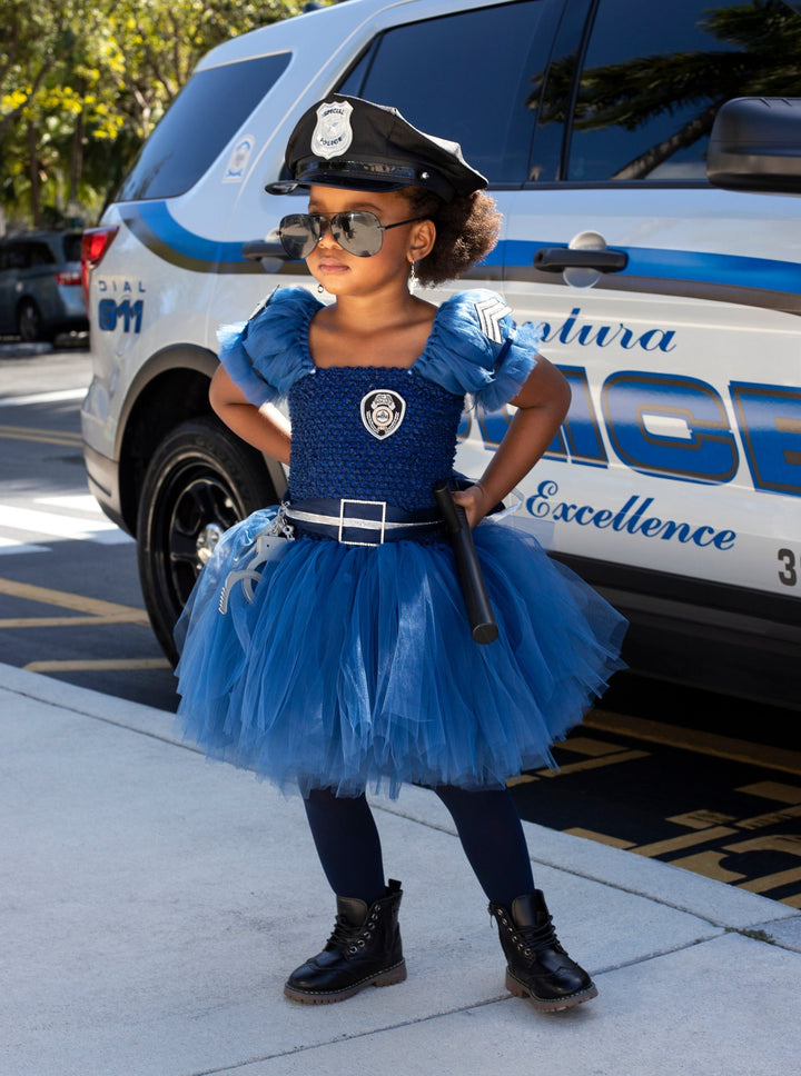 Girls Police Officer Inspired Costume