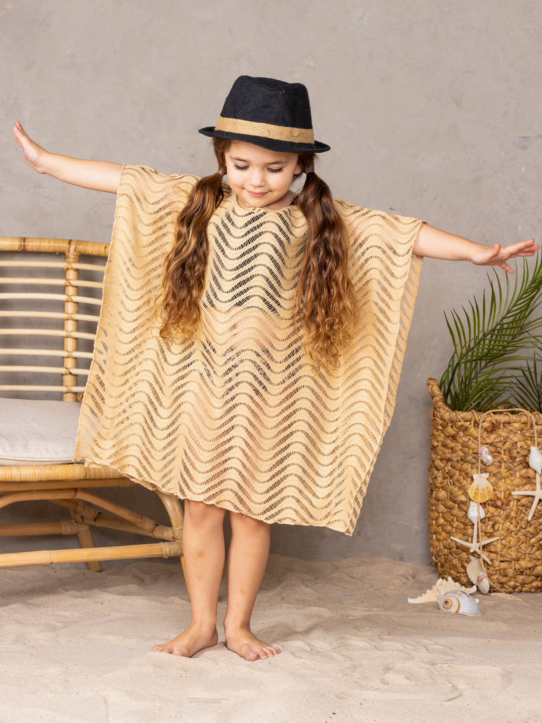 Toddler Resort Wear | Girls Caftan Swimsuit Cover Up | Girls Boutique