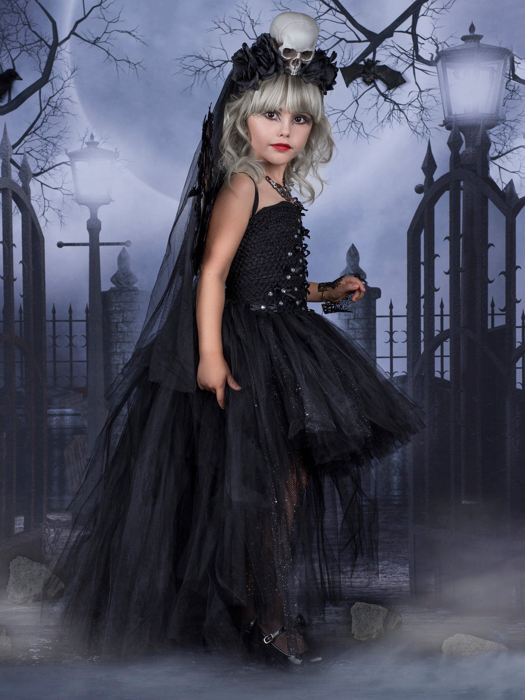 Girls Angel of Death Costume Dress – Mia Belle Girls