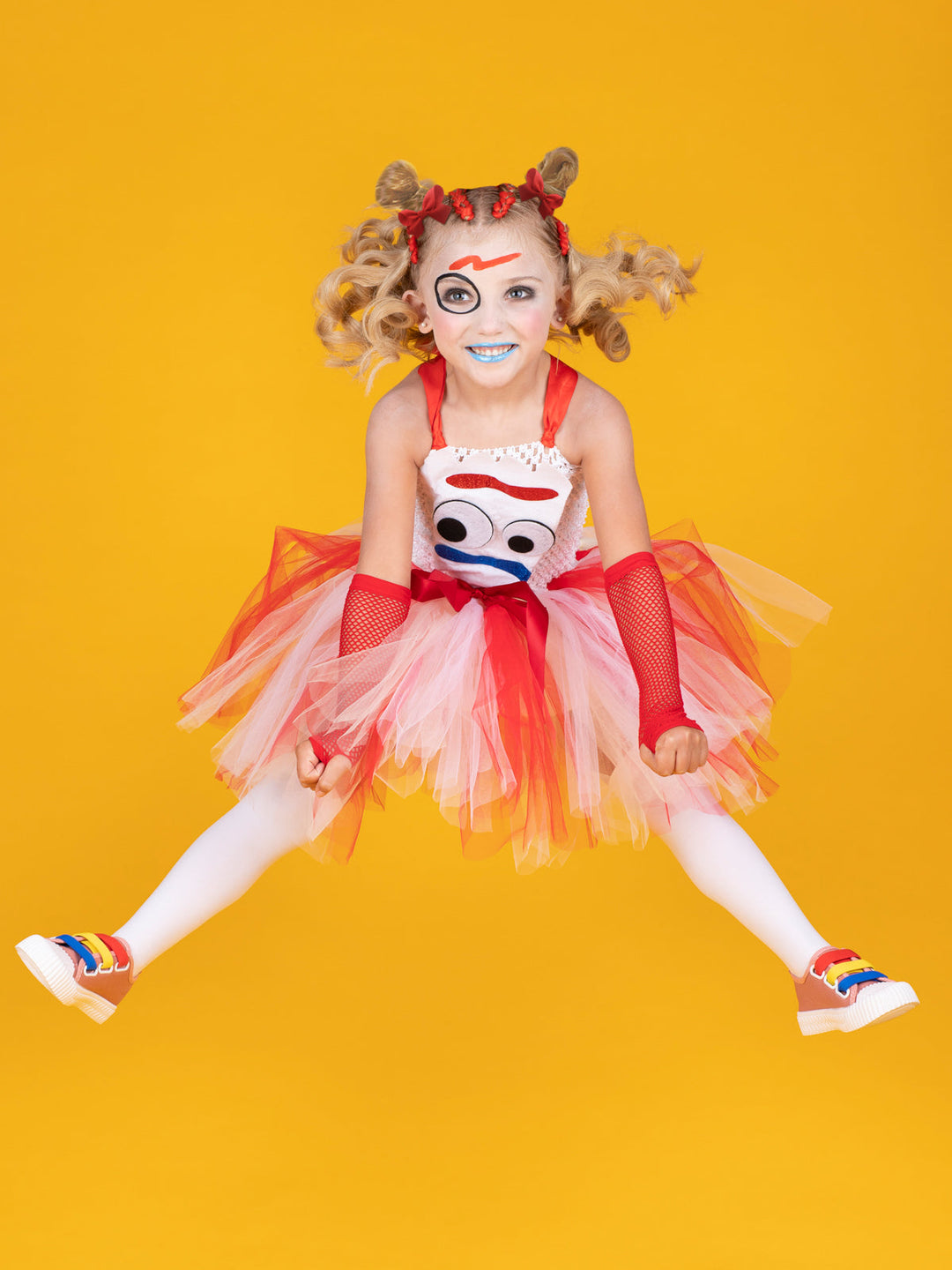 Halloween Costumes | Toy Story Inspired Forky Tutu Dress  | Mia Belle Girls