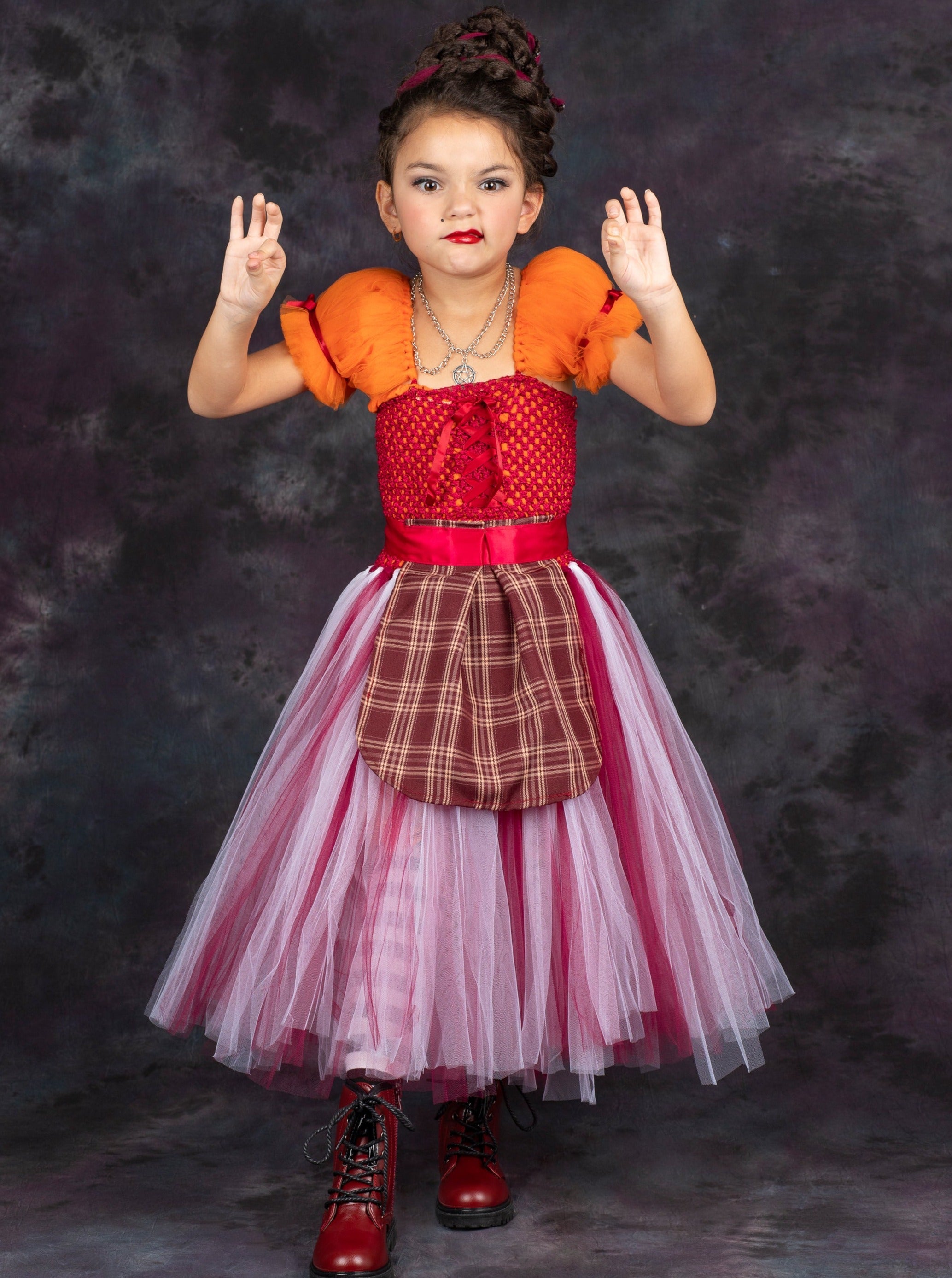 Hocus Pocus Girls Costume, Mary top Sanderson Costume