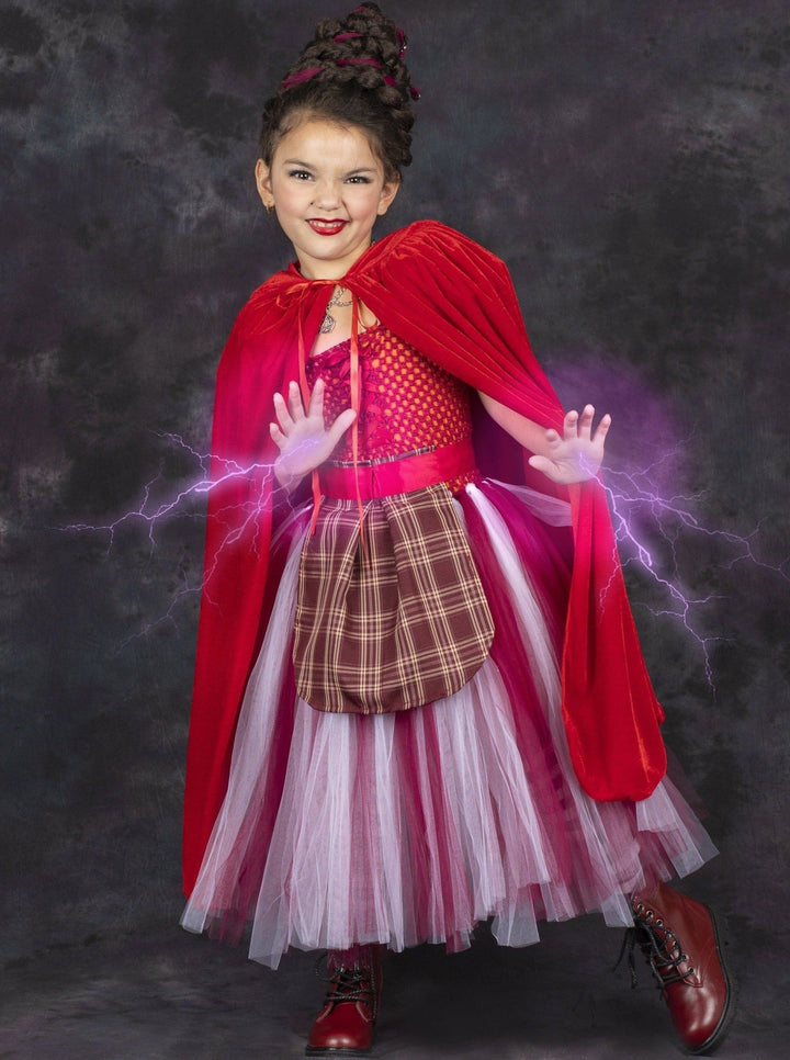 Girls Halloween Costume | Hocus Pocus Mary Sanderson Tutu Dress - Mia Belle Girls