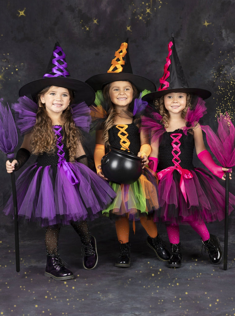 Girls Blue Witch Halloween Costume - Meadow, The Peacock Witch , on sale 13