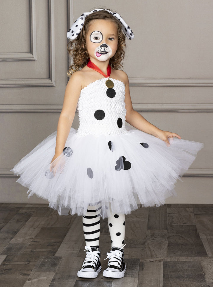 Girls Halloween Costumes | 101 Dalmatians Tutu Dress | Mia Belle Girls