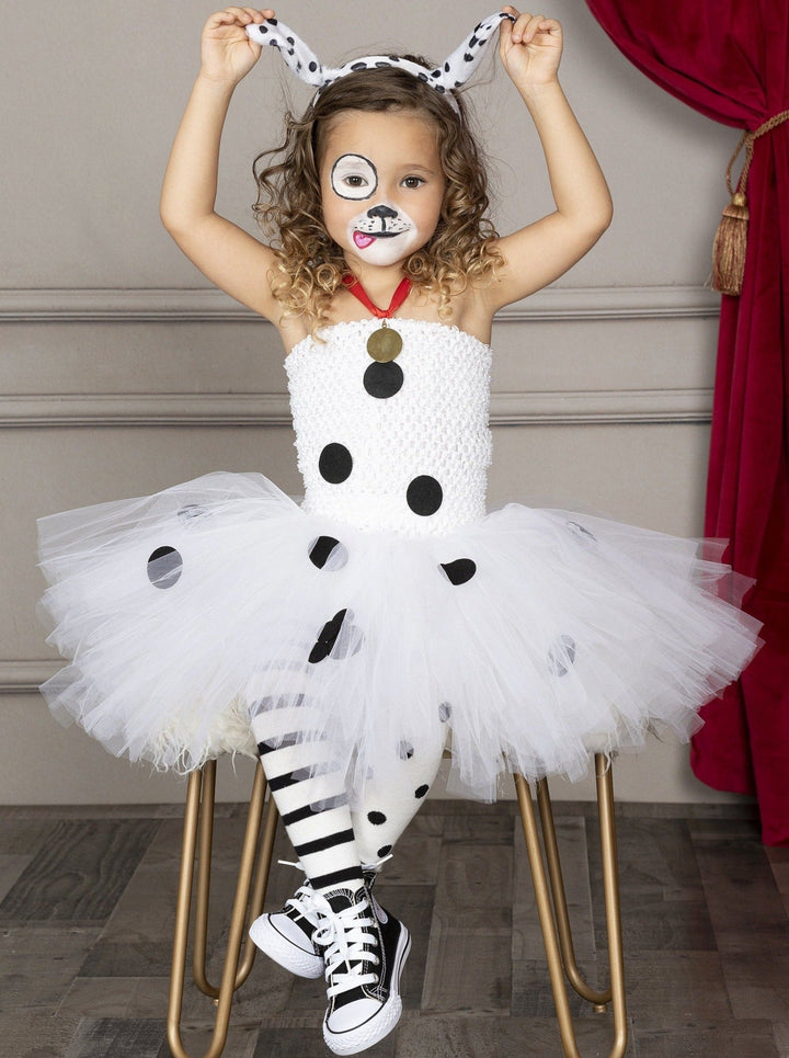 Girls Halloween Costumes | 101 Dalmatians Tutu Dress | Mia Belle Girls