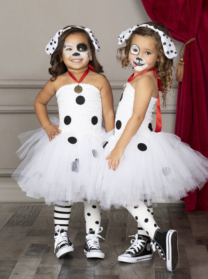 Girls Halloween Costumes | 101 Dalmatians Tutu Dress | Mia Belle Girls