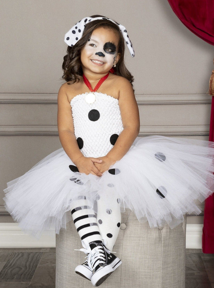 Girls Halloween Costumes | 101 Dalmatians Tutu Dress | Mia Belle Girls