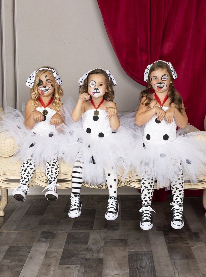 Girls Halloween Costumes | 101 Dalmatians Tutu Dress | Mia Belle Girls