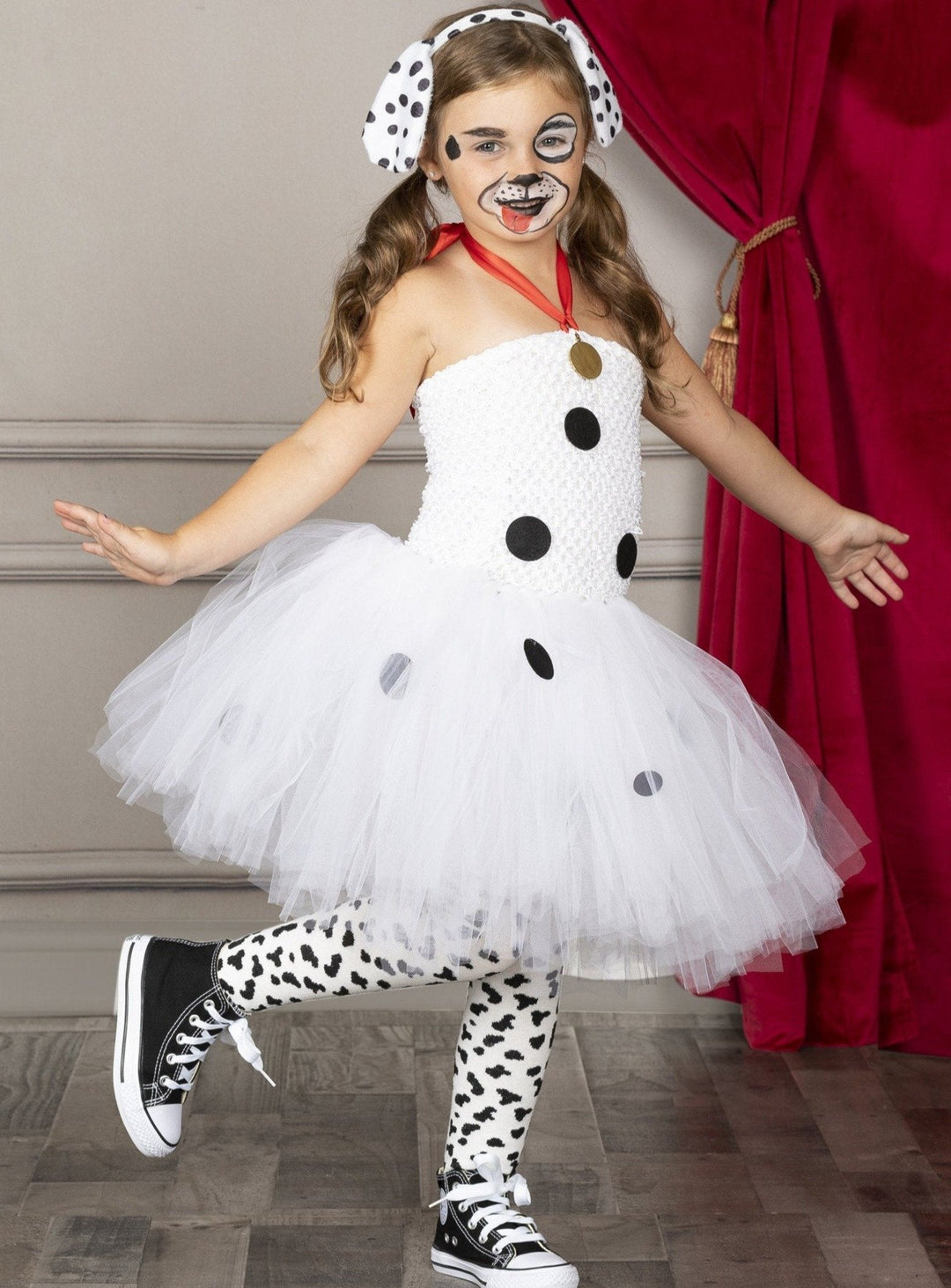 Girls Halloween Costumes | 101 Dalmatians Tutu Dress | Mia Belle Girls