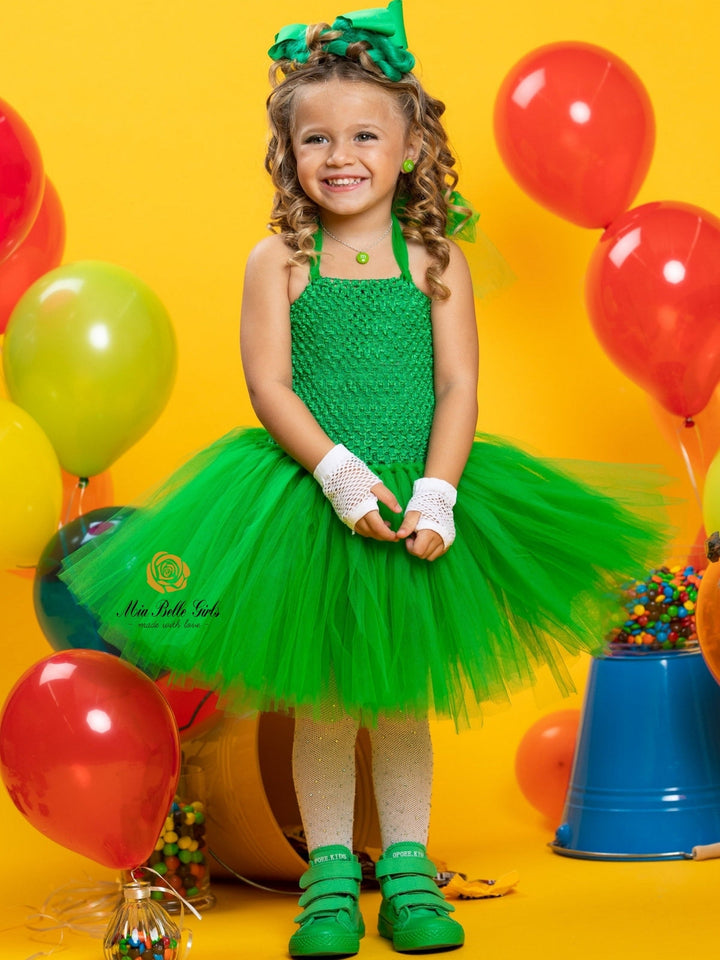 Girls Colorful Candy Trio Inspired Tutu Costume Dress