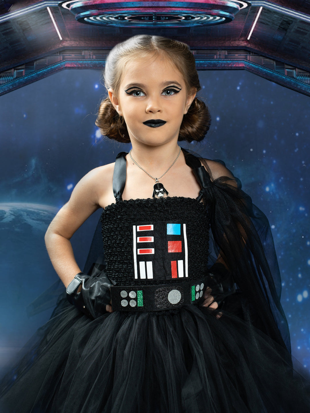 Girls Halloween Costumes | Star Wars Inspired Darth Vader Tutu Dress