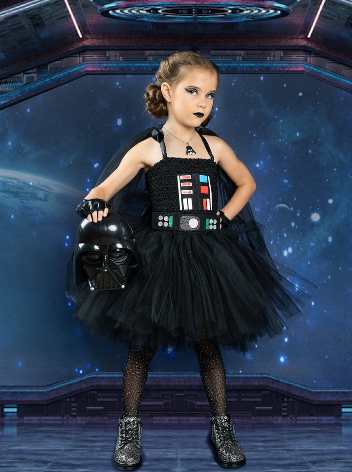 Girls Halloween Costumes | Star Wars Inspired Darth Vader Tutu Dress