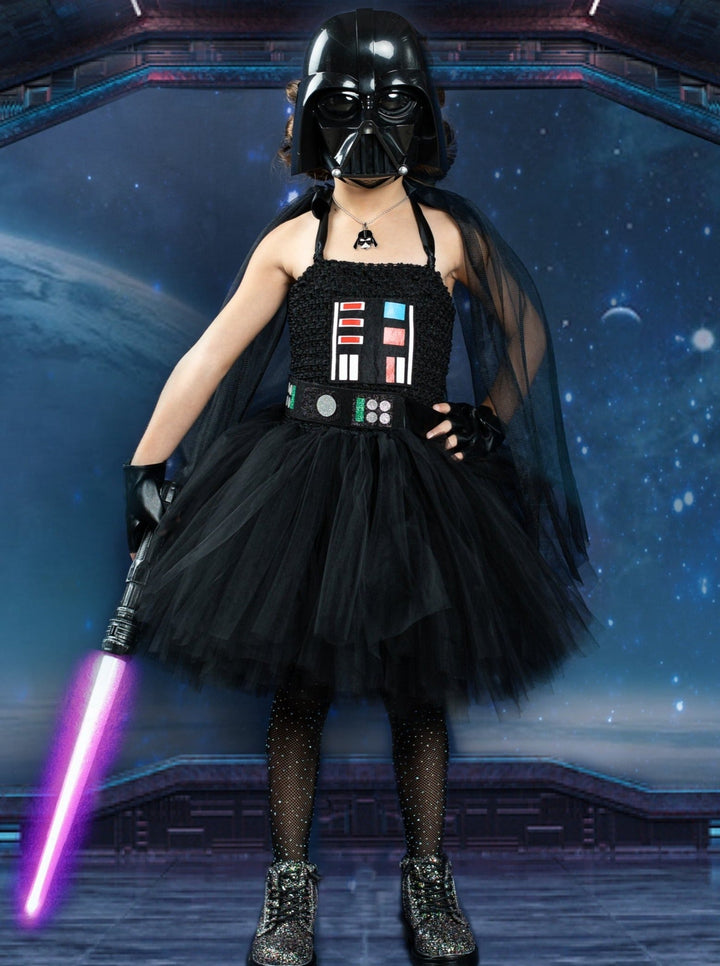 Girls Halloween Costumes | Star Wars Inspired Darth Vader Tutu Dress