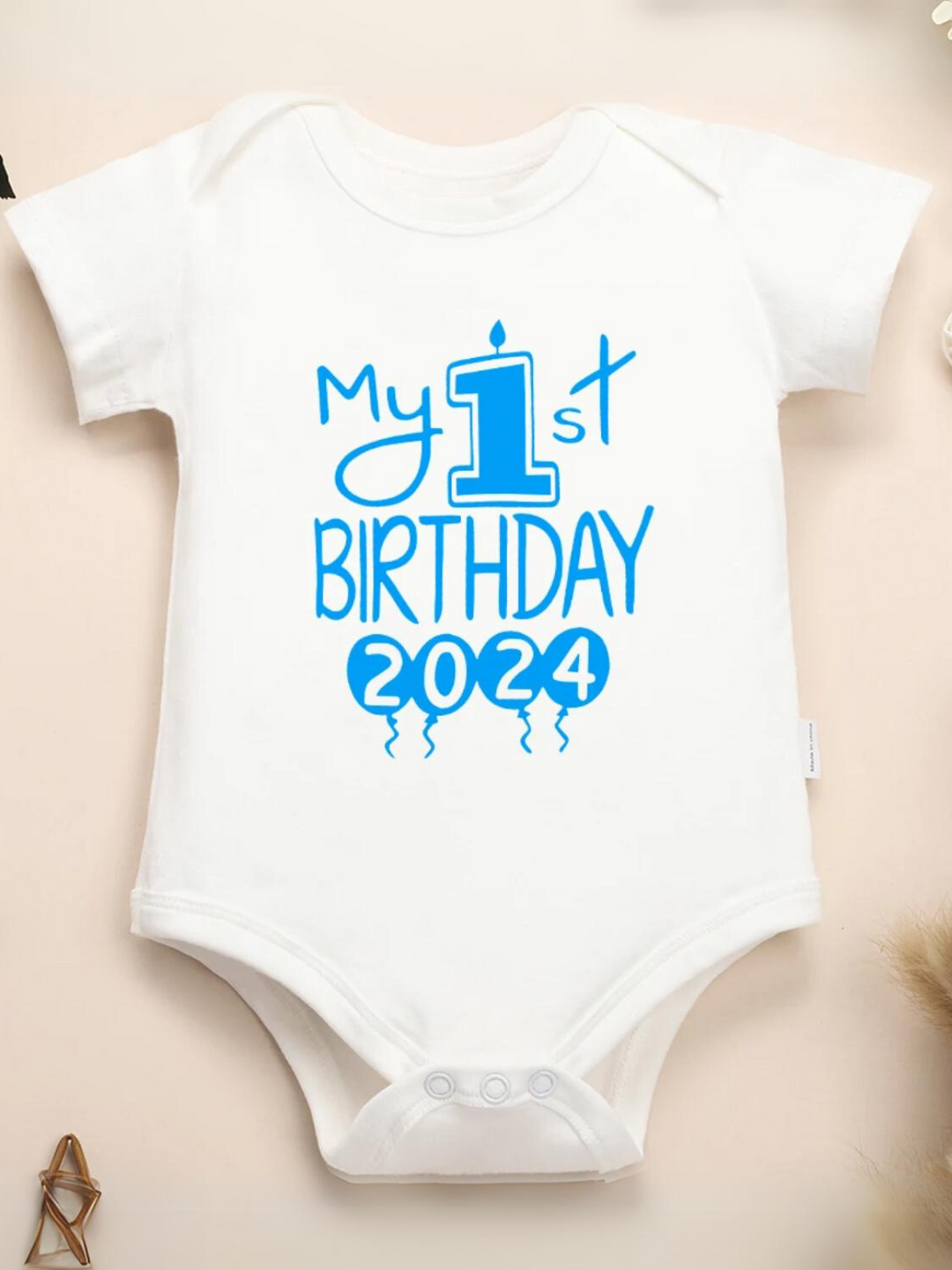 Mein 1. Geburtstag Baby-Einteiler - Entzückender Body für Jungen und Mädchen