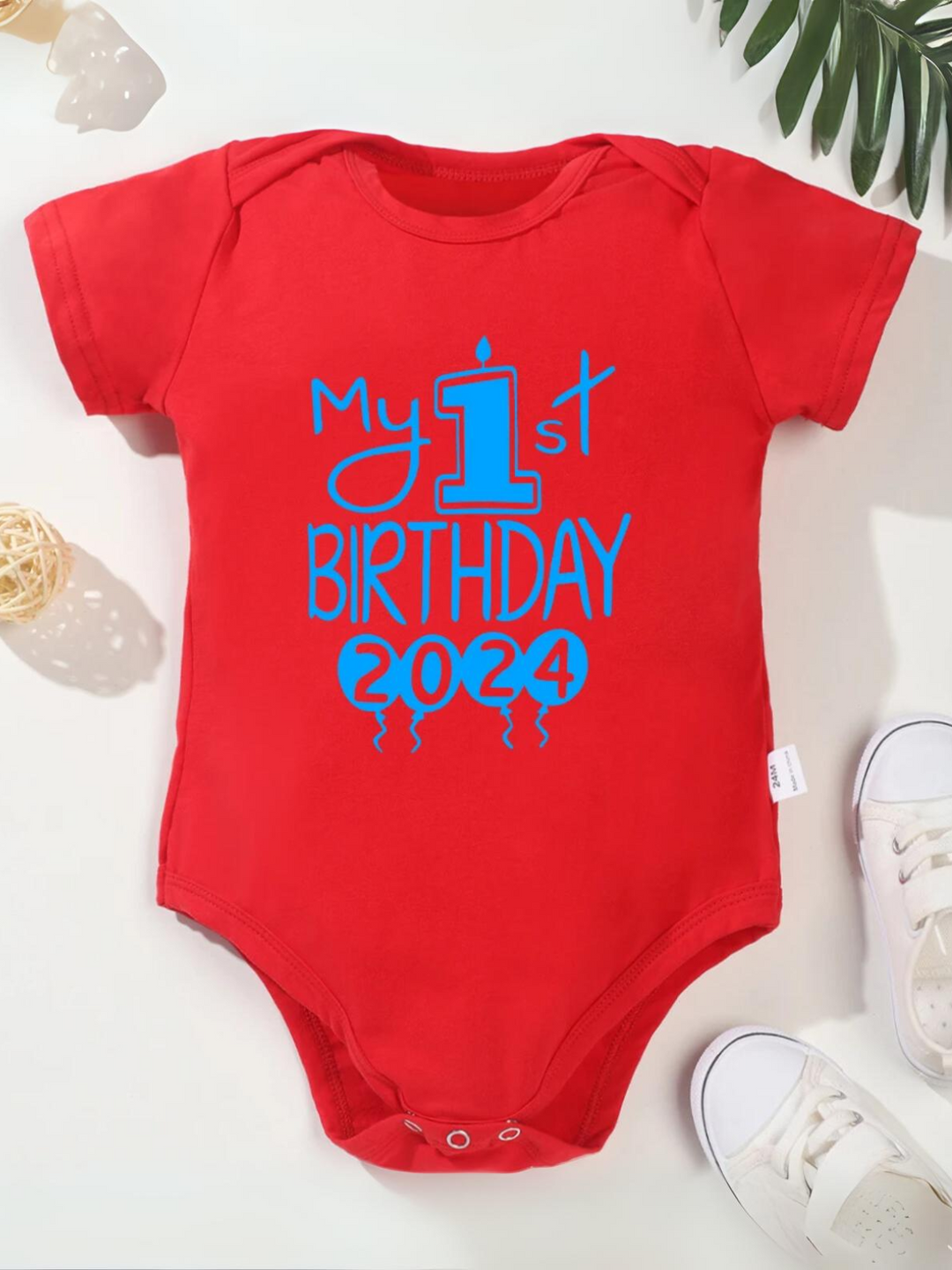 Mein 1. Geburtstag Baby-Einteiler - Entzückender Body für Jungen und Mädchen