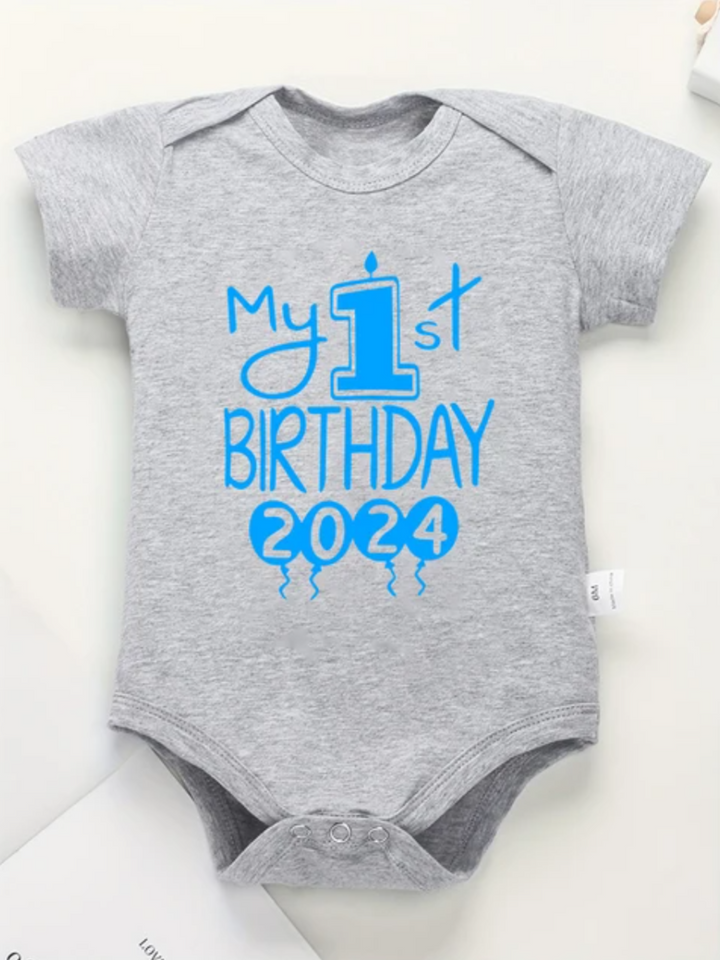 Mein 1. Geburtstag Baby-Einteiler - Entzückender Body für Jungen und Mädchen