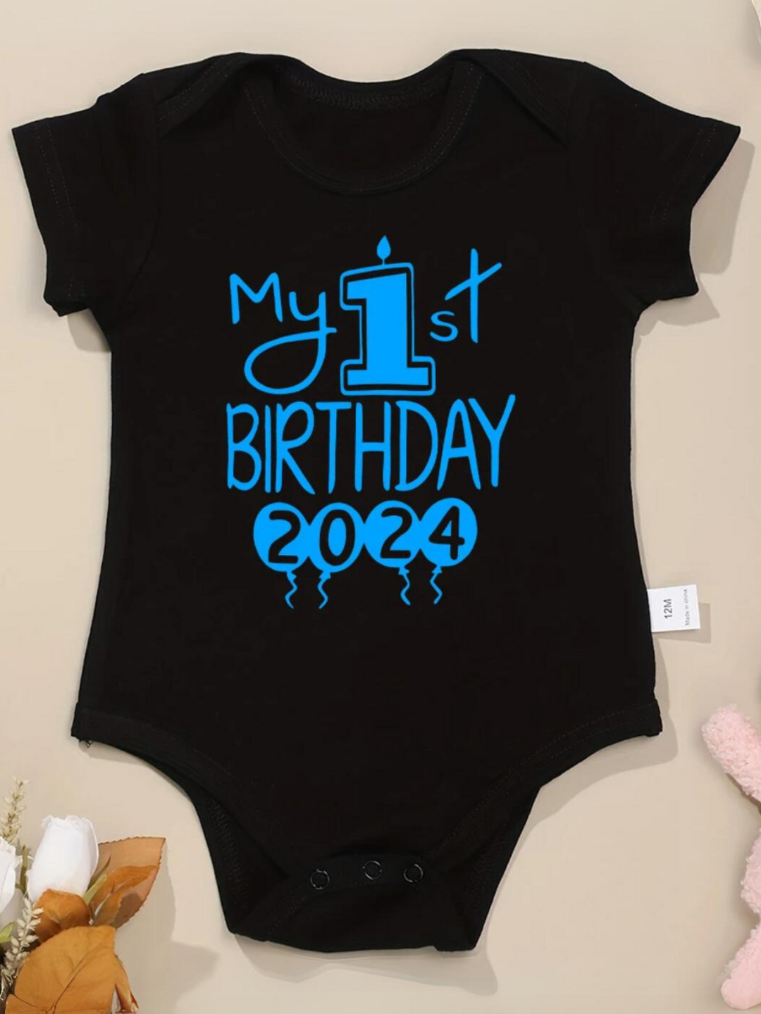 Mein 1. Geburtstag Baby-Einteiler - Entzückender Body für Jungen und Mädchen