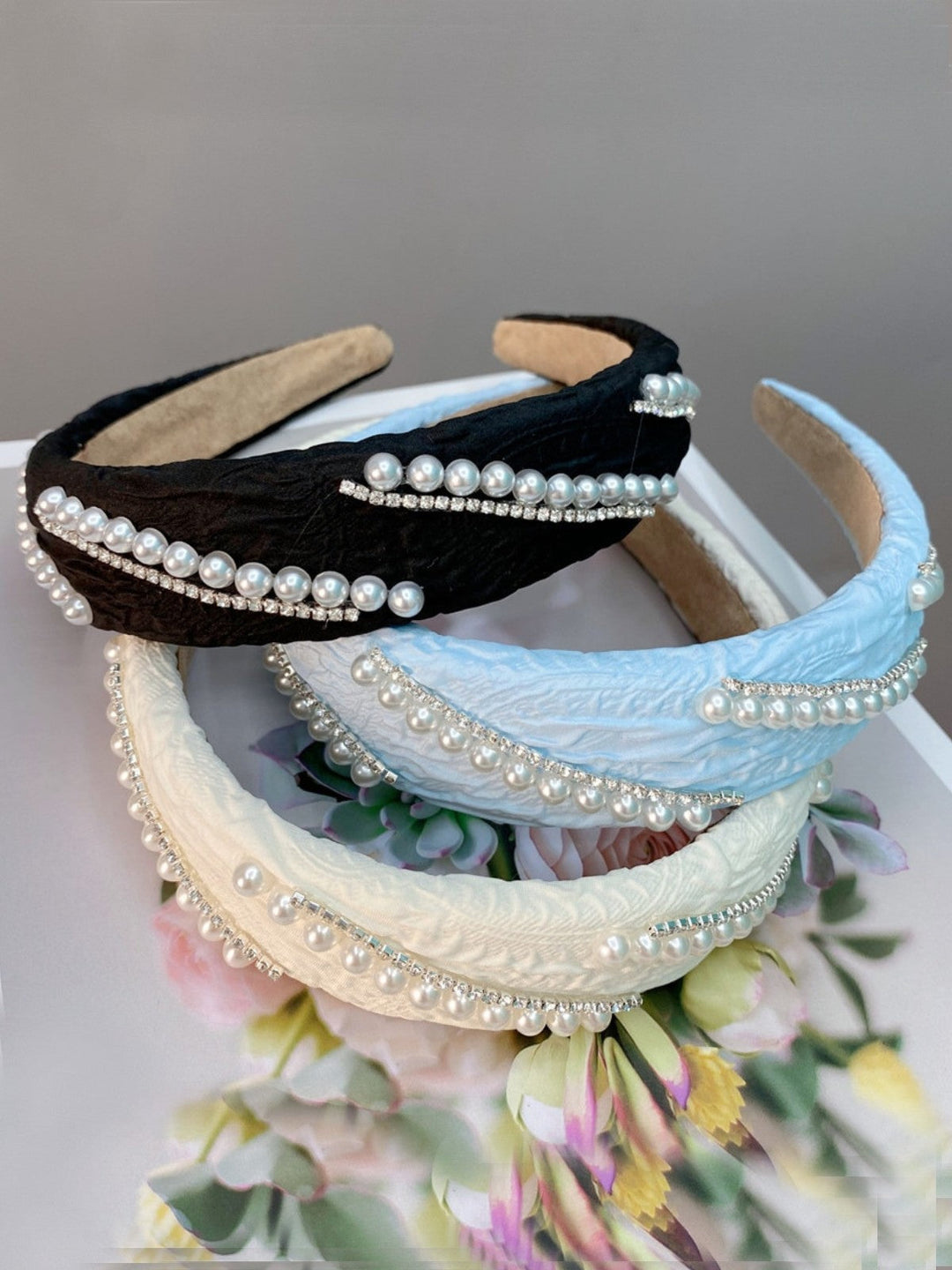 Kids Clothing Accessories | Girls Charming Pearl & Rhinestone Headband