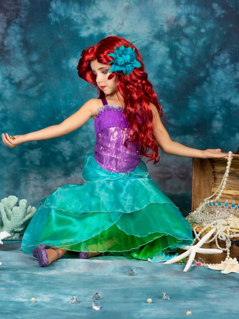 Halloween Costumes | Little Mermaid Inspired Dress | Mia Belle Girls