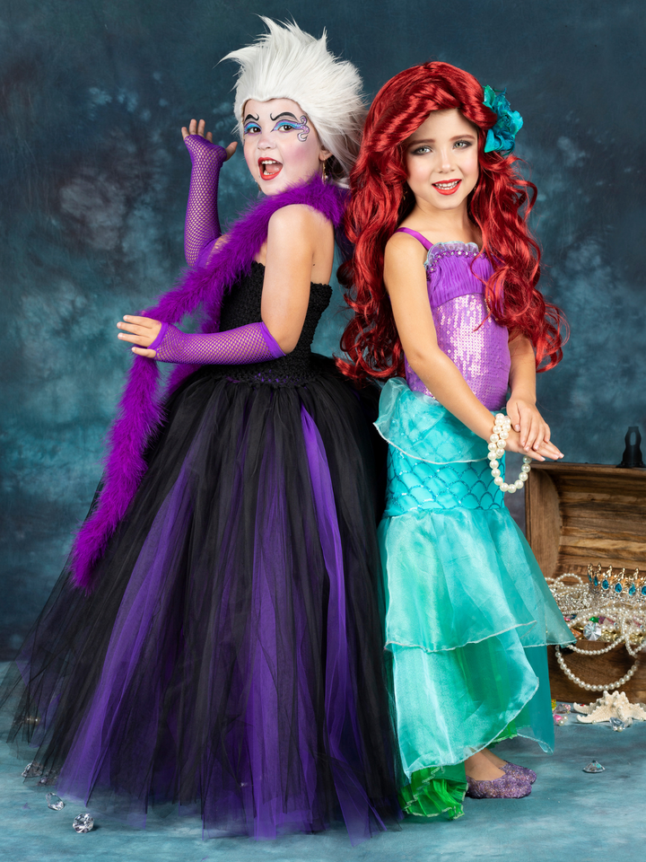 Halloween Costumes | Little Mermaid Inspired Dress | Mia Belle Girls