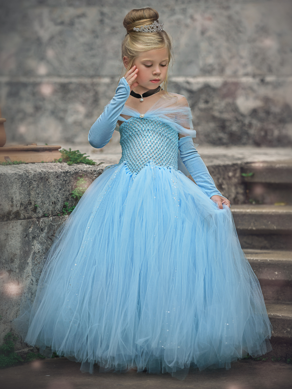 Girls Halloween Costumes | Cinderella Inspired Dress | Mia Belle Girls