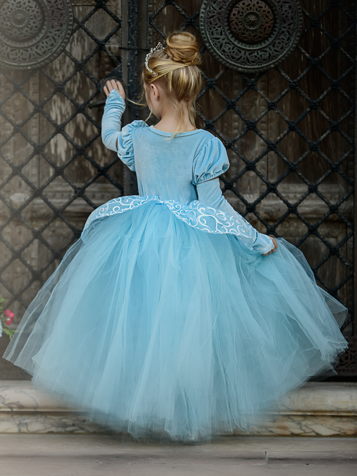 Girls Halloween Costumes | Cinderella Inspired Gown - Mia Belle Girls