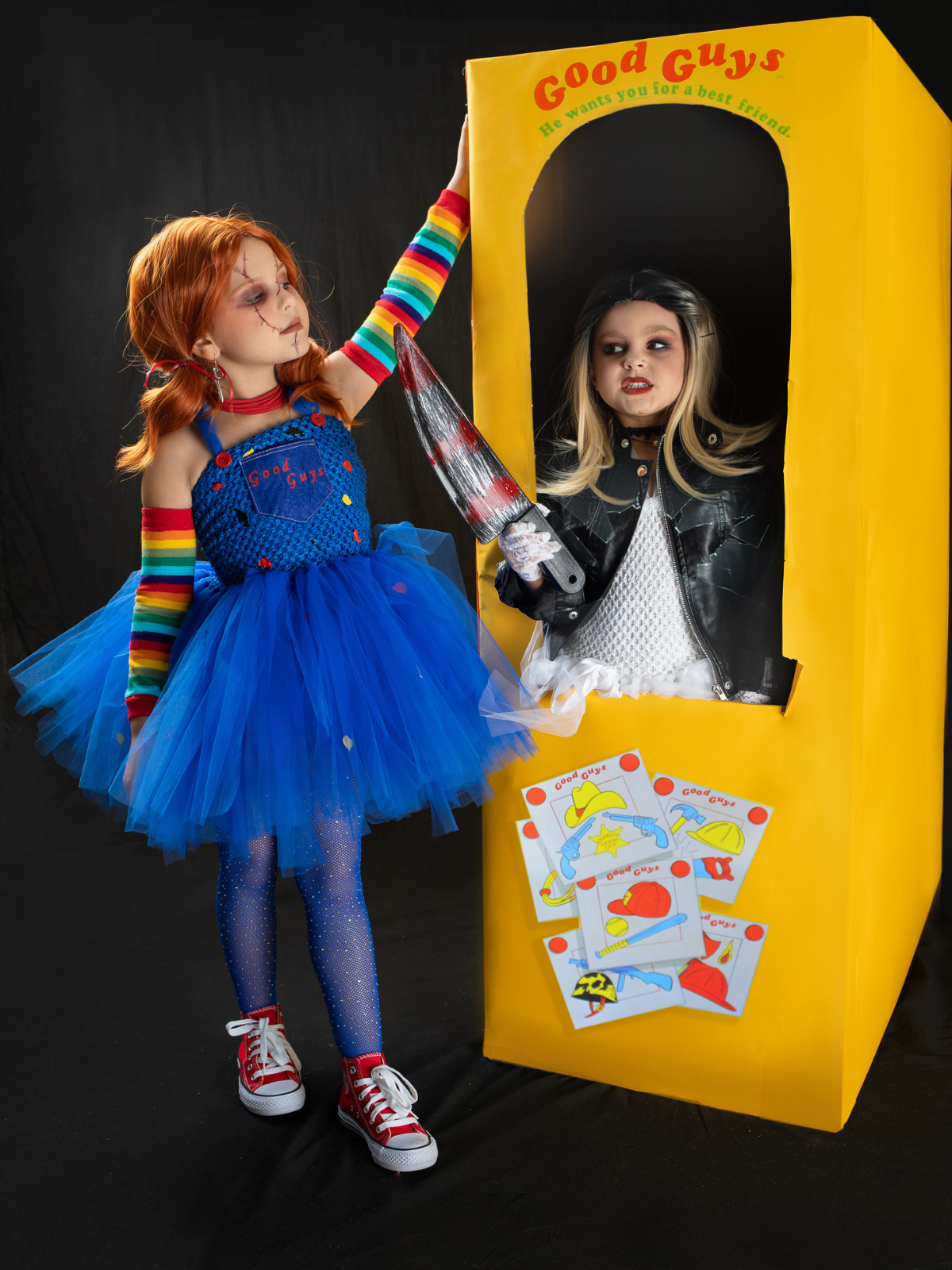 chucky costume for girls
