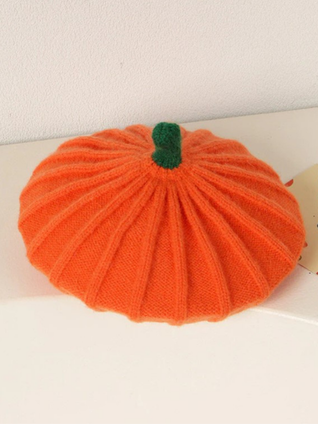 Mia Belle Girls | Pumpkin Beret Hat | Girls Accessories