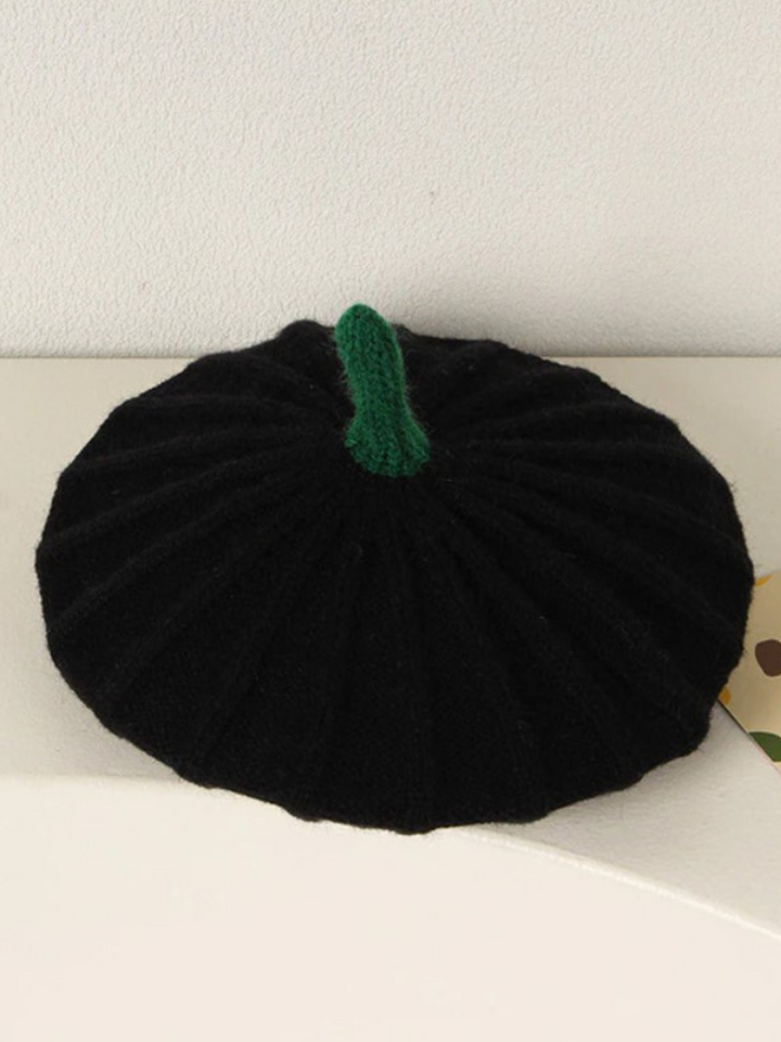 Mia Belle Girls | Pumpkin Beret Hat | Girls Accessories