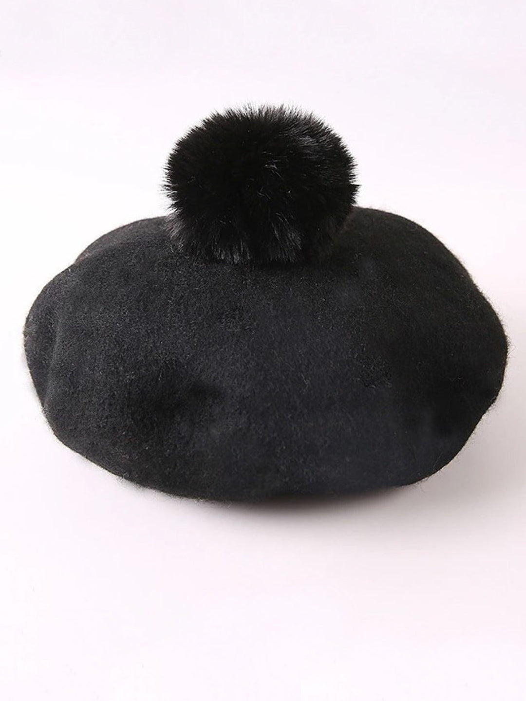 Good Vibes Only Pom Pom Beret Hat