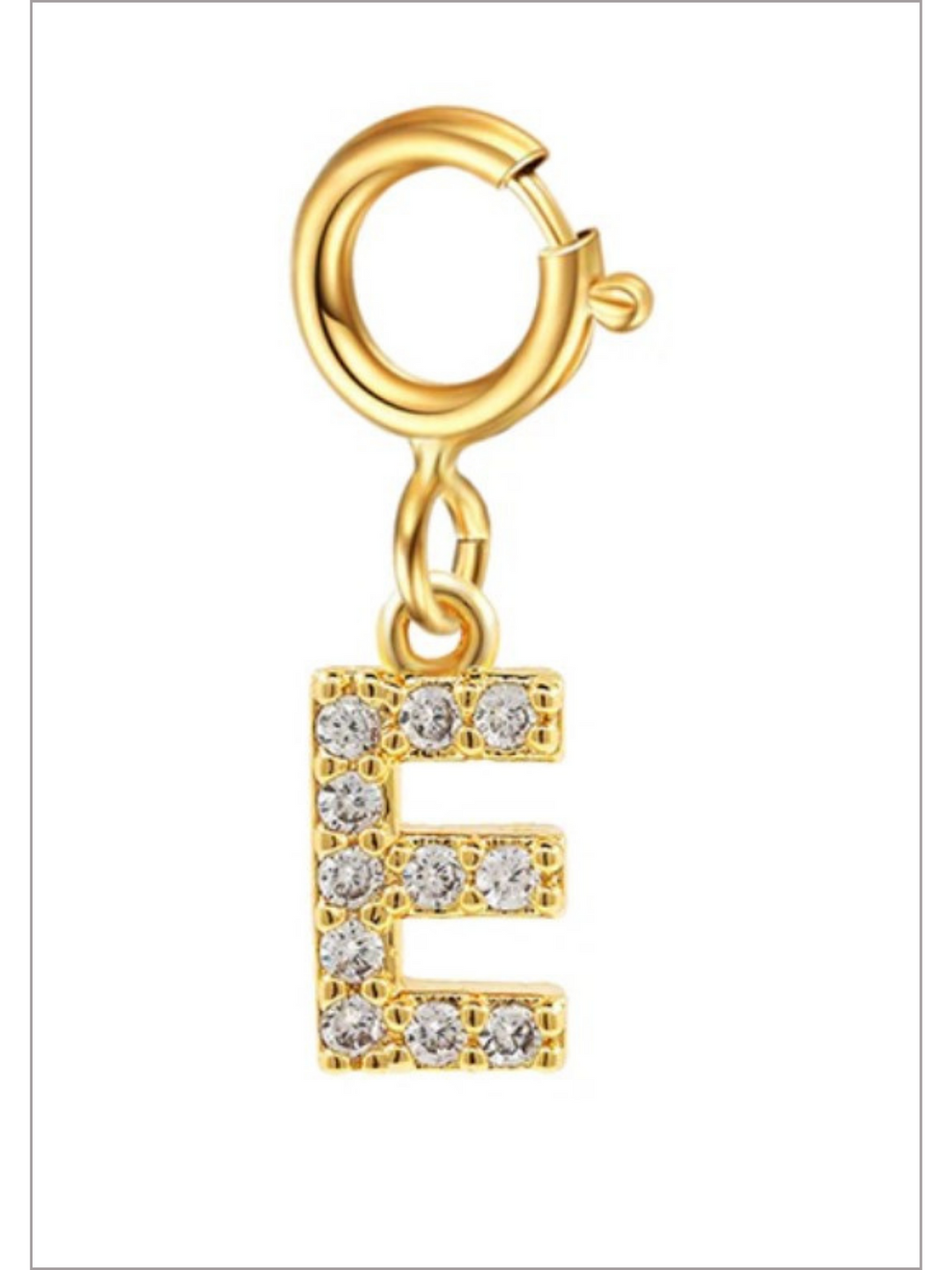 Mia Belle Girls Rhinestone Letter Pendant | Girls Accessories