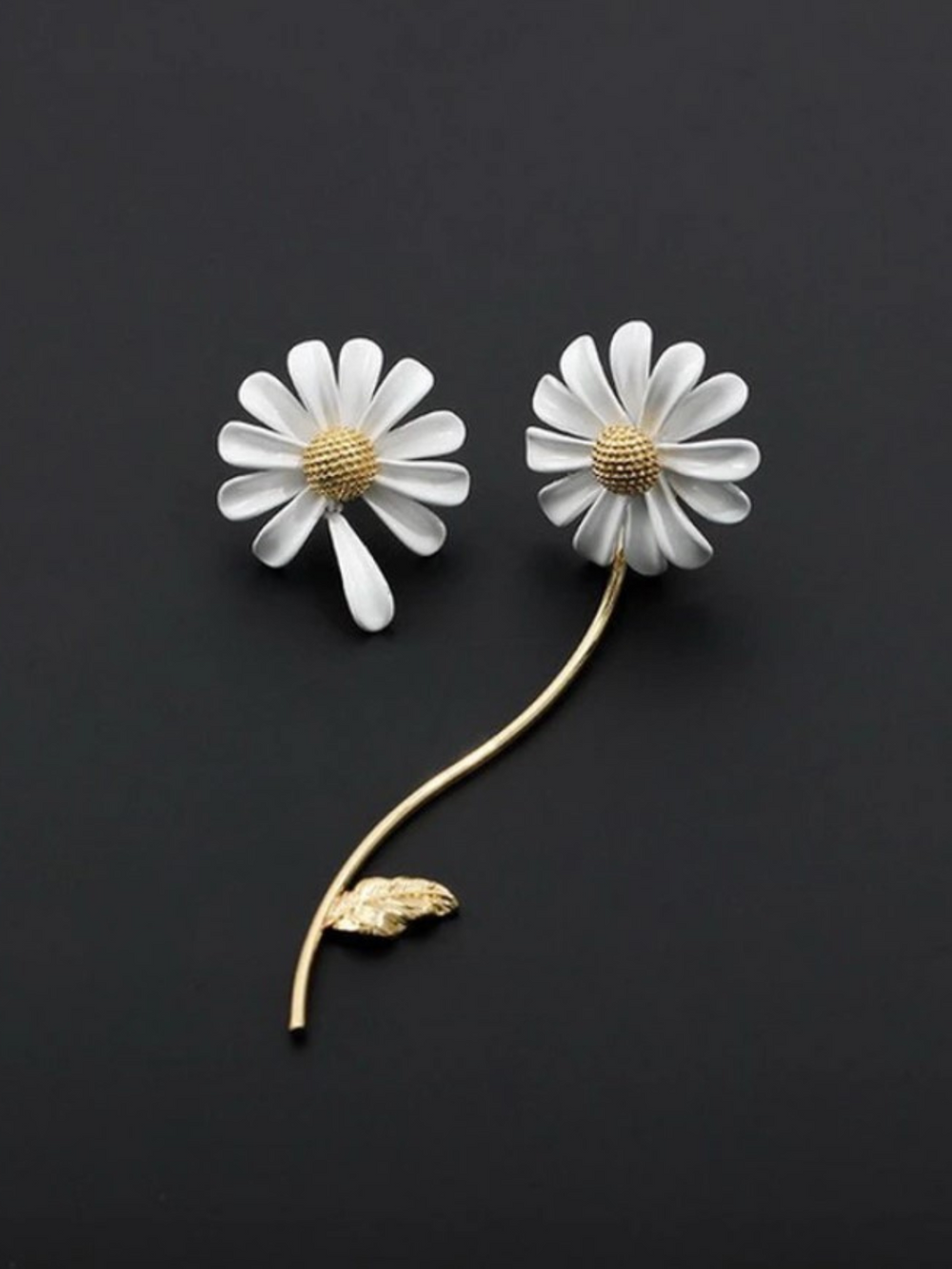 Mia Belle Girls Daisy Flower Earrings | Girls Accessories