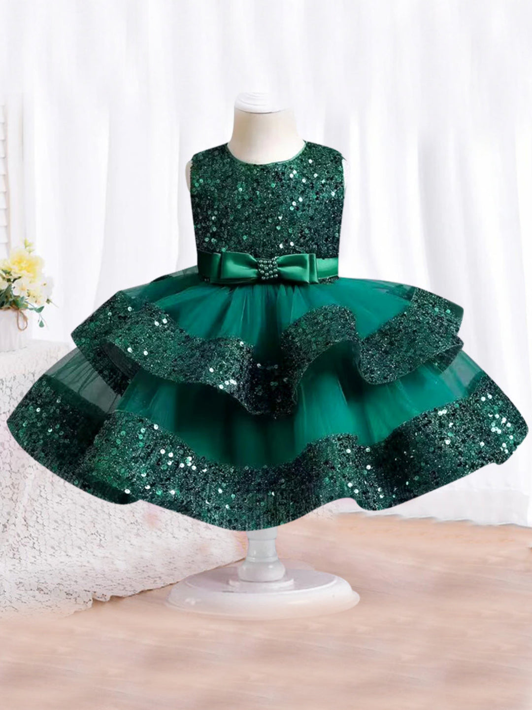 Fairytale Dreams – Ärmelloses Partykleid mit Pailletten