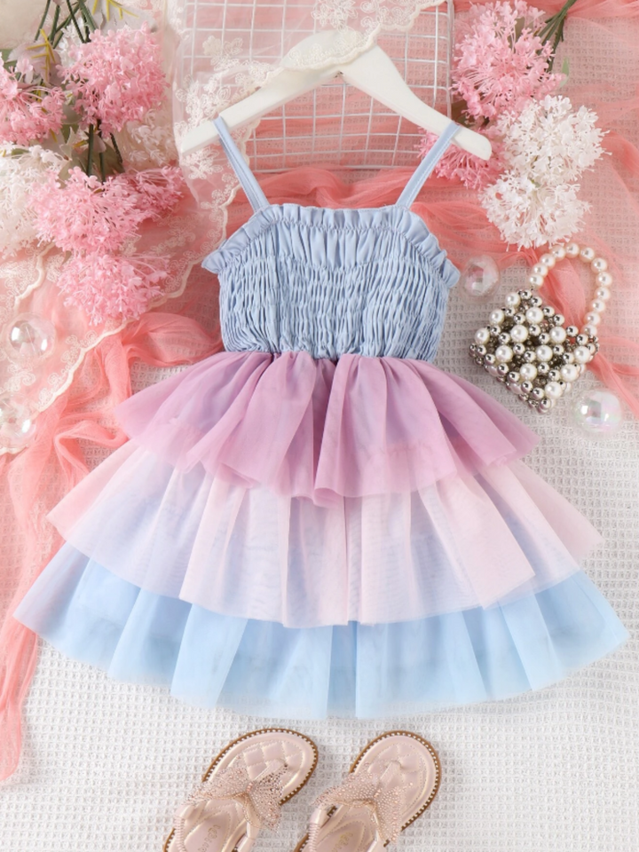 Mia Belle Girls Layered Tutu Dress | Girls Spring Dresses