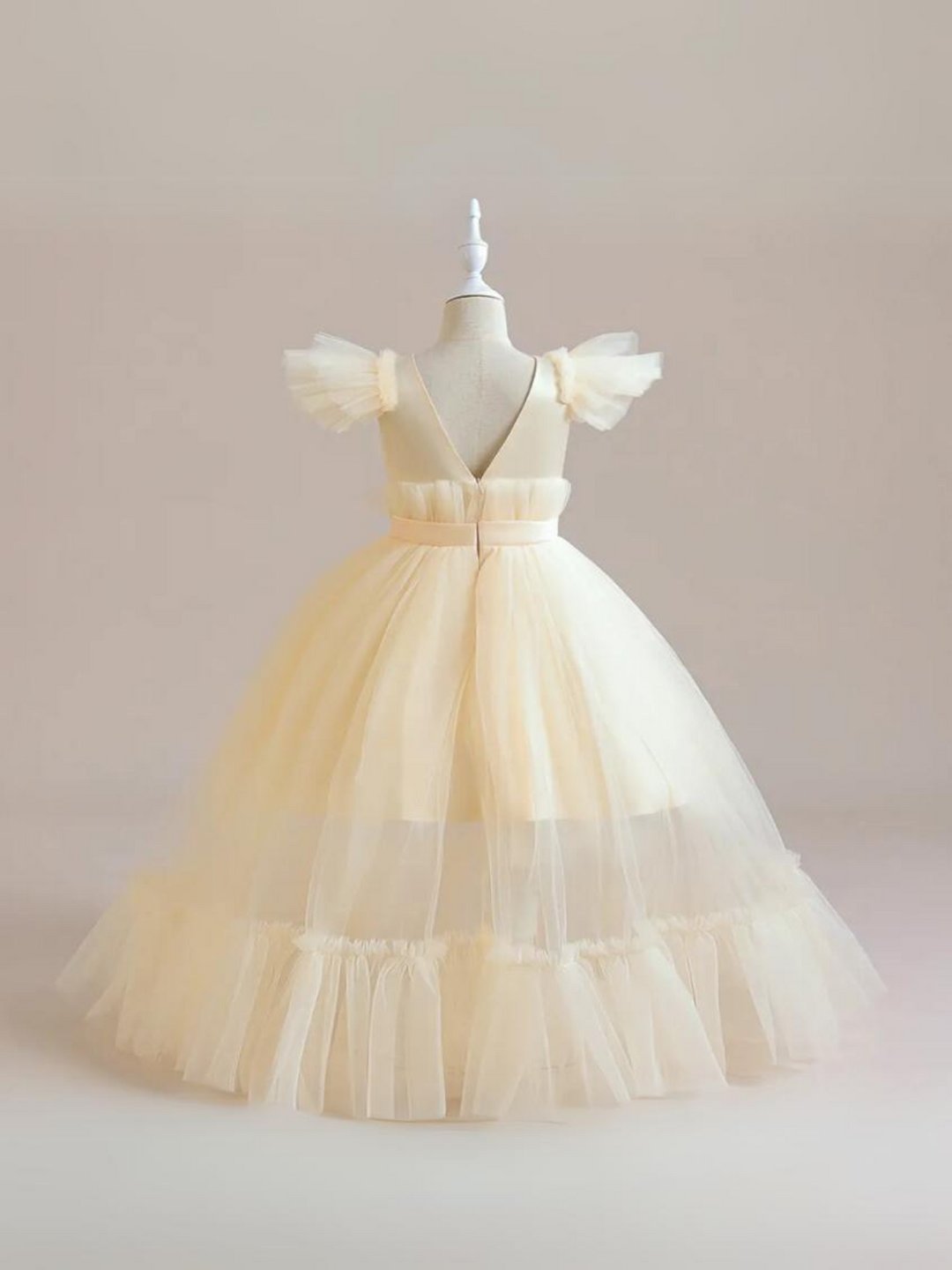 Mia Belle Girls Tulle Overlay Dress | Girls Spring Dresses