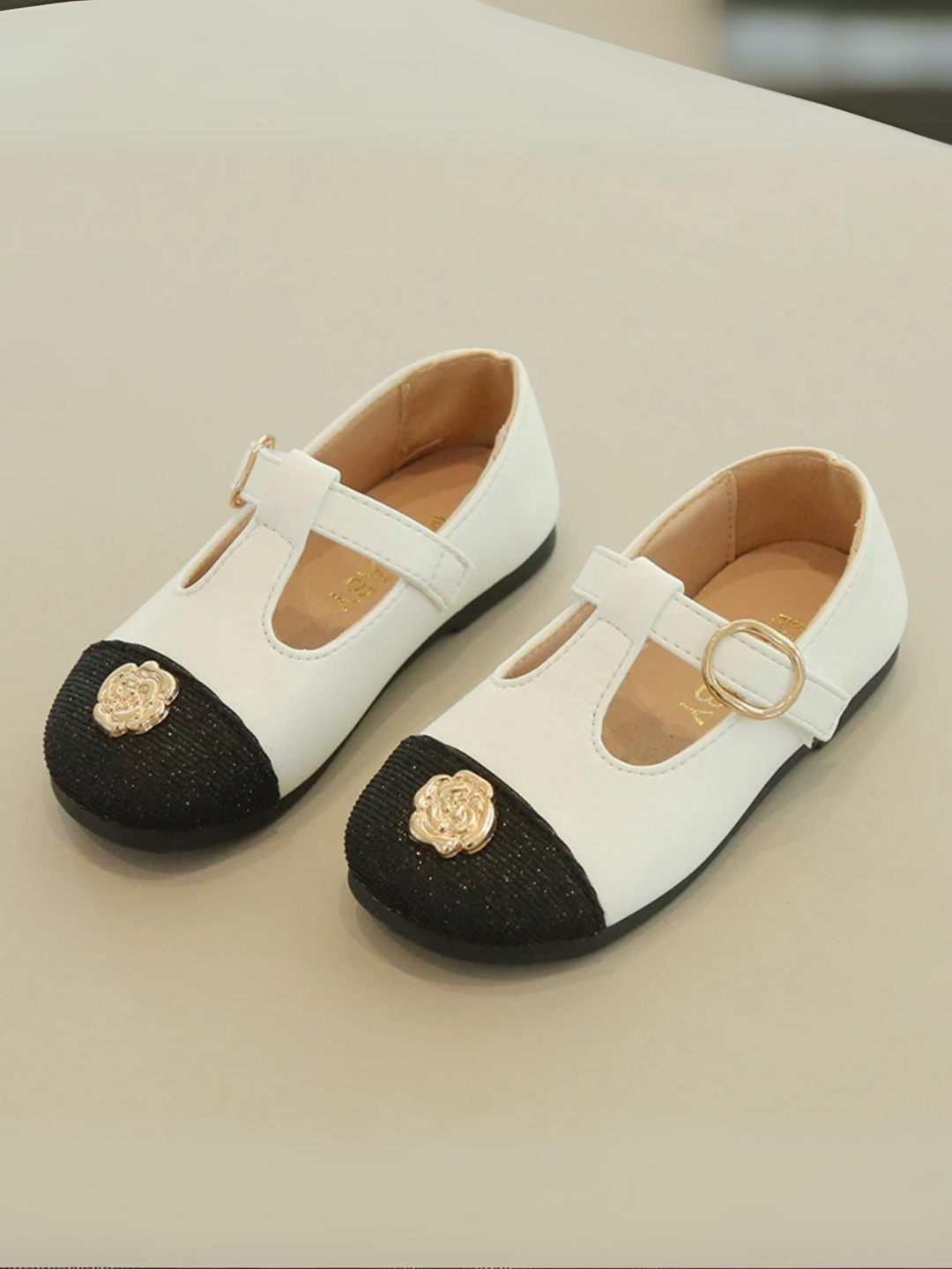 Girls Elegant Buckle Mary Jane Shoes by Liv and Mia