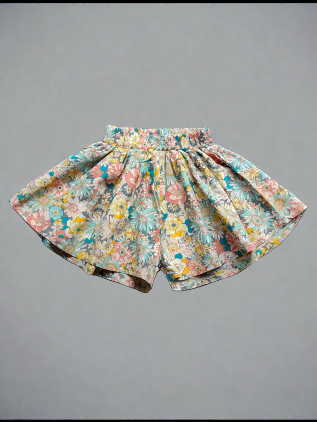 Mia Belle Girls Wide Leg Floral Shorts | Girls Summer Outfits