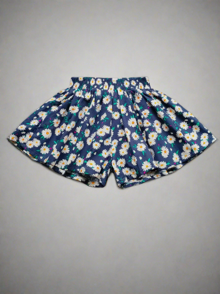 Mia Belle Girls Wide Leg Floral Shorts | Girls Summer Outfits