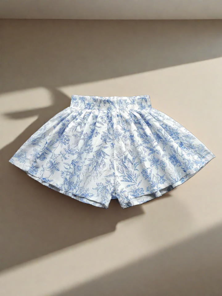 Mia Belle Girls Wide Leg Floral Shorts | Girls Summer Outfits