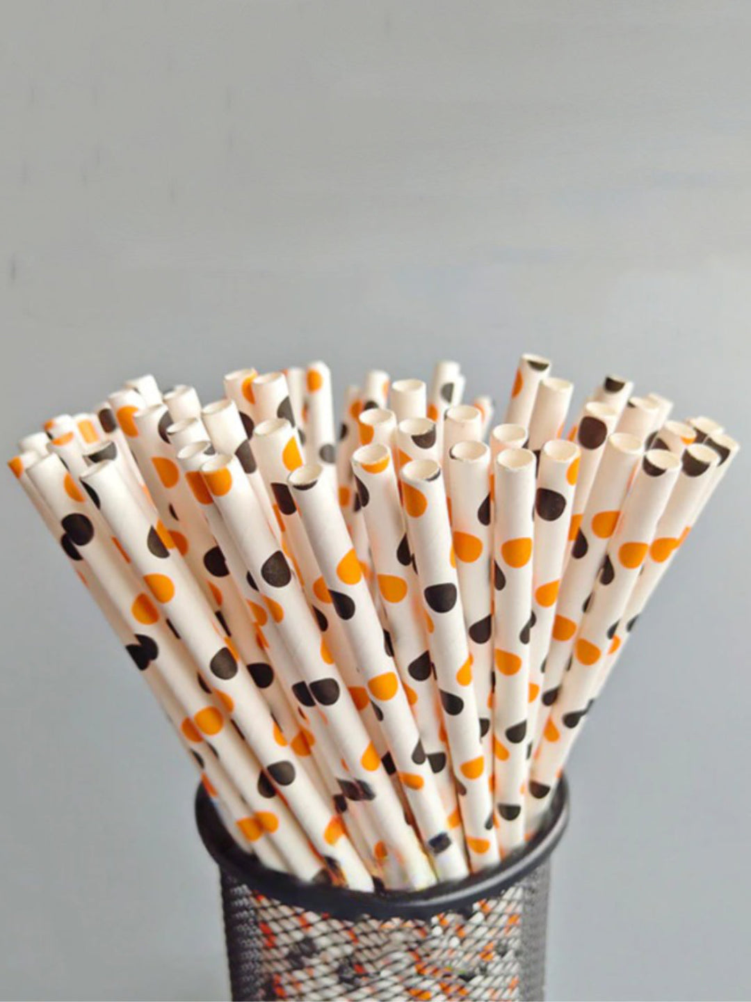 Mia Belle Girls Halloween Paper Straws | Halloween Accessories