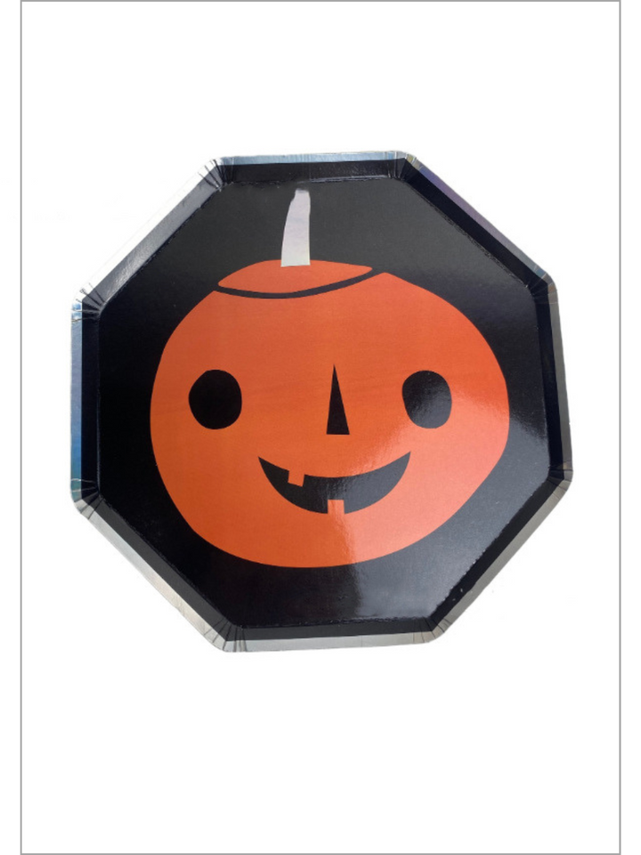 Mia Belle Girls Disposable Halloween Plates | Halloween Accessories