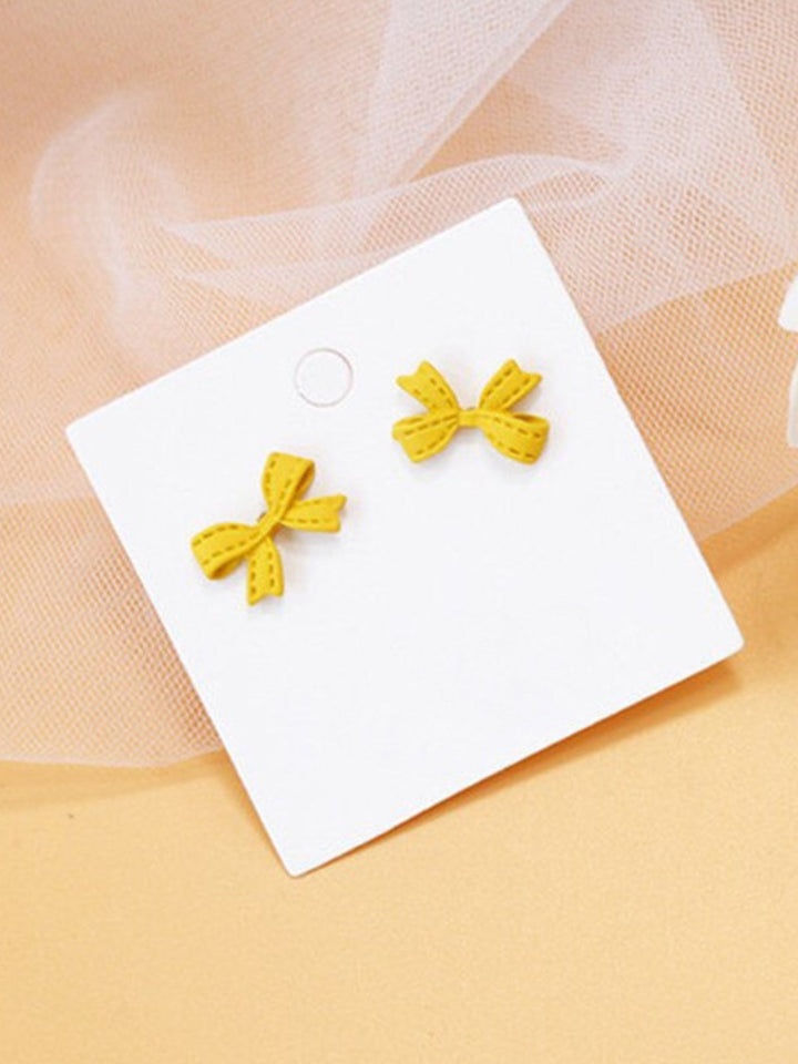 Mia Belle Girls Bowknot Stud Earrings | Girls Accessories