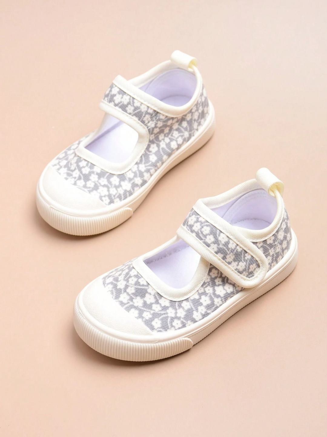 Girls Floral Canvas Shoes By Liv and Mia