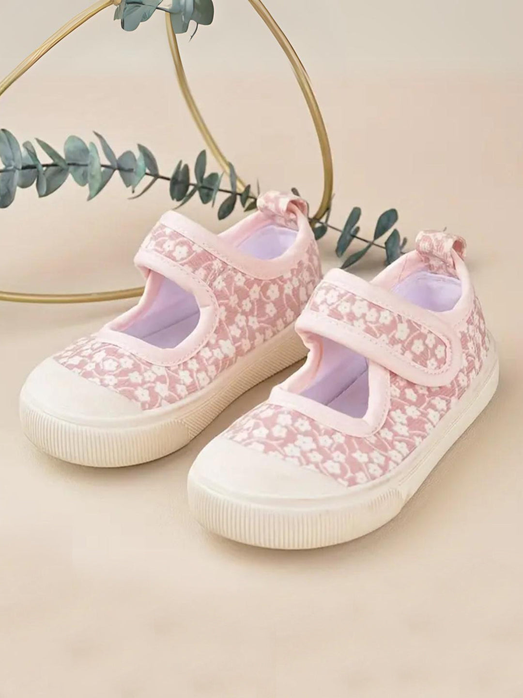 Girls Floral Canvas Shoes By Liv and Mia